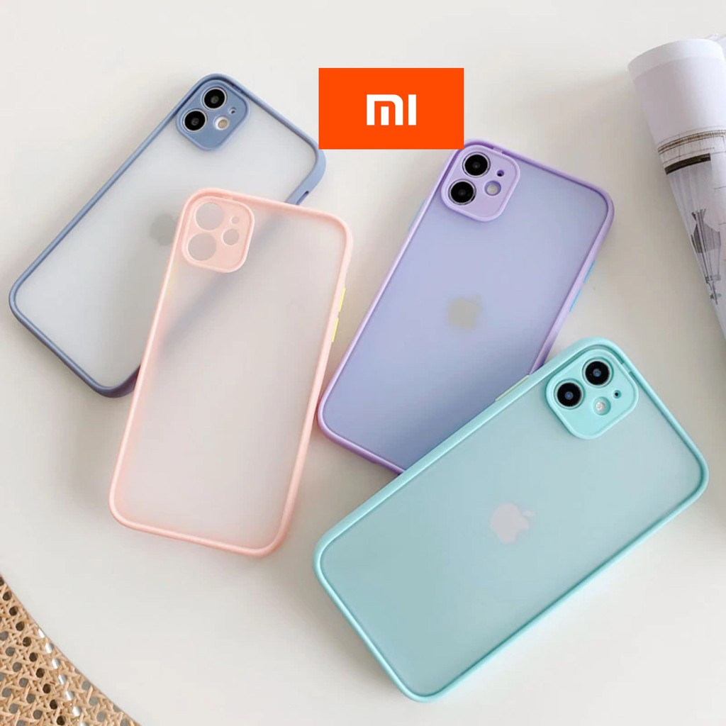 Case Xiaomi Redmi 9A 9C 9T Note 7 8 9 10 Poco X3 M3 Softcase My Choice Macaron Fuze Lens