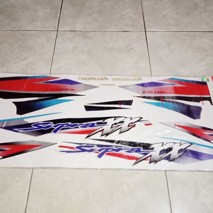 original stripe sticker striping set honda honda supra xx 2 ORI AHM