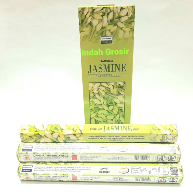 Dupa India Aromaterapi Darshan Jasmine Maharaja Gold Hexa Short Dll