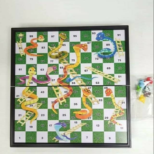 Mainan Ular Tangga Magnet U3 I magnetic snake and ladders