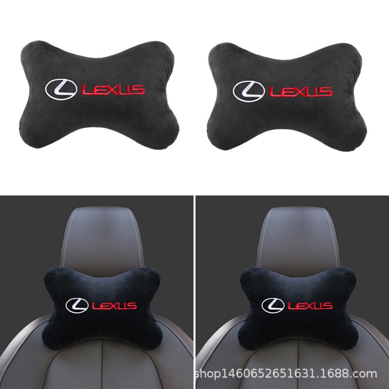 Lexus Bantal Sandaran Kepala Jok Mobil Warna Hitam Untuk 350 250 300 450 500