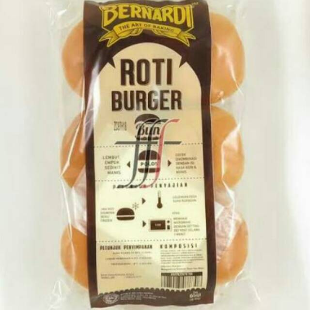 

Bernardi Roti Burger Polos 6 pcs