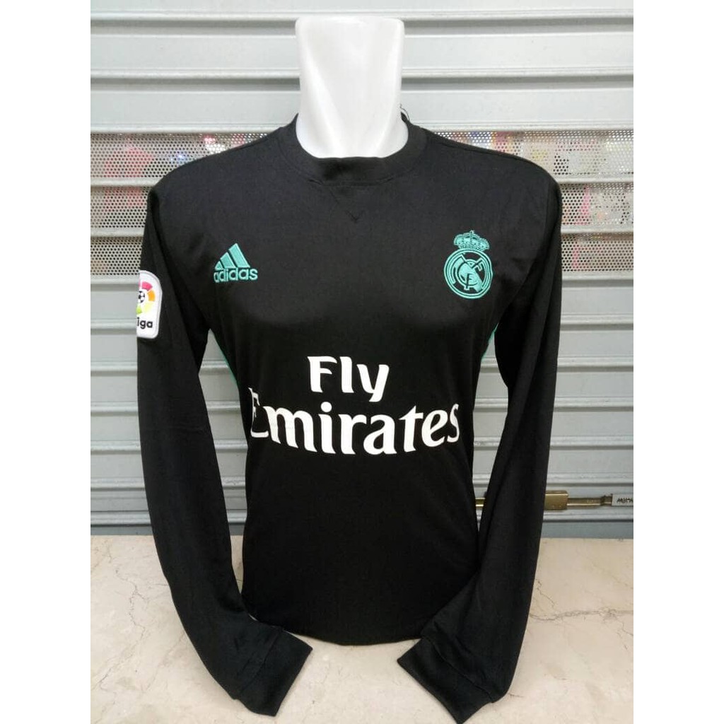 JERSEY REAL MADRID AWAY LONG SLEEVE 2017/2018