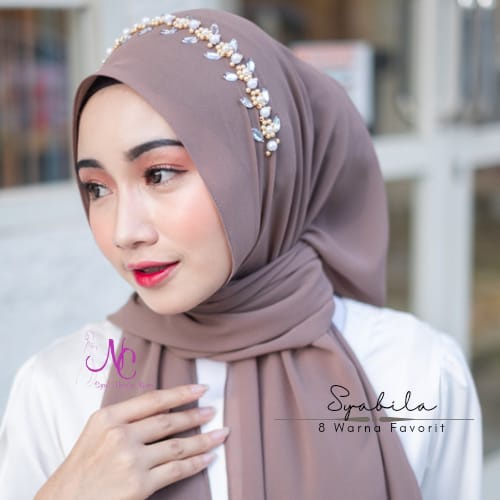 Pashmina Payet Manik Bling Bling Jilbab Mutiara Payet Pasmina Hijab Pesta Mewah Payet Timbul Cerutyb