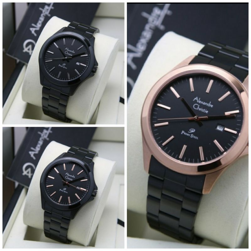 JAM TANGAN PRIA RANTAI ALEXANDRE CHRISTIE AC 1026 1026 AC1026 ORIGINAL.100%