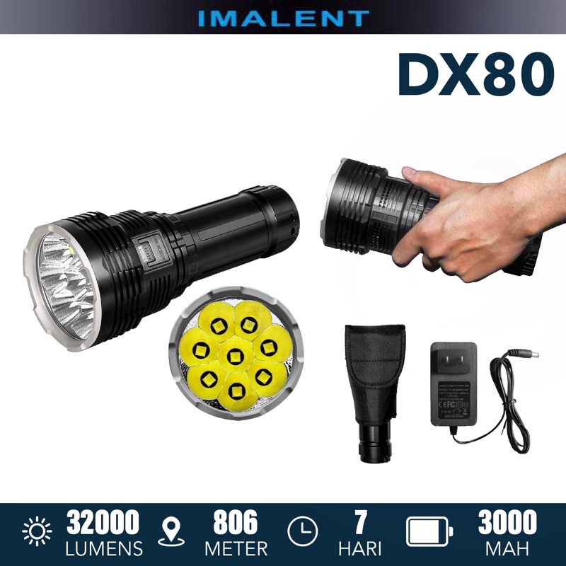 IMALENT DX80 32000 Lumens Flaslight
