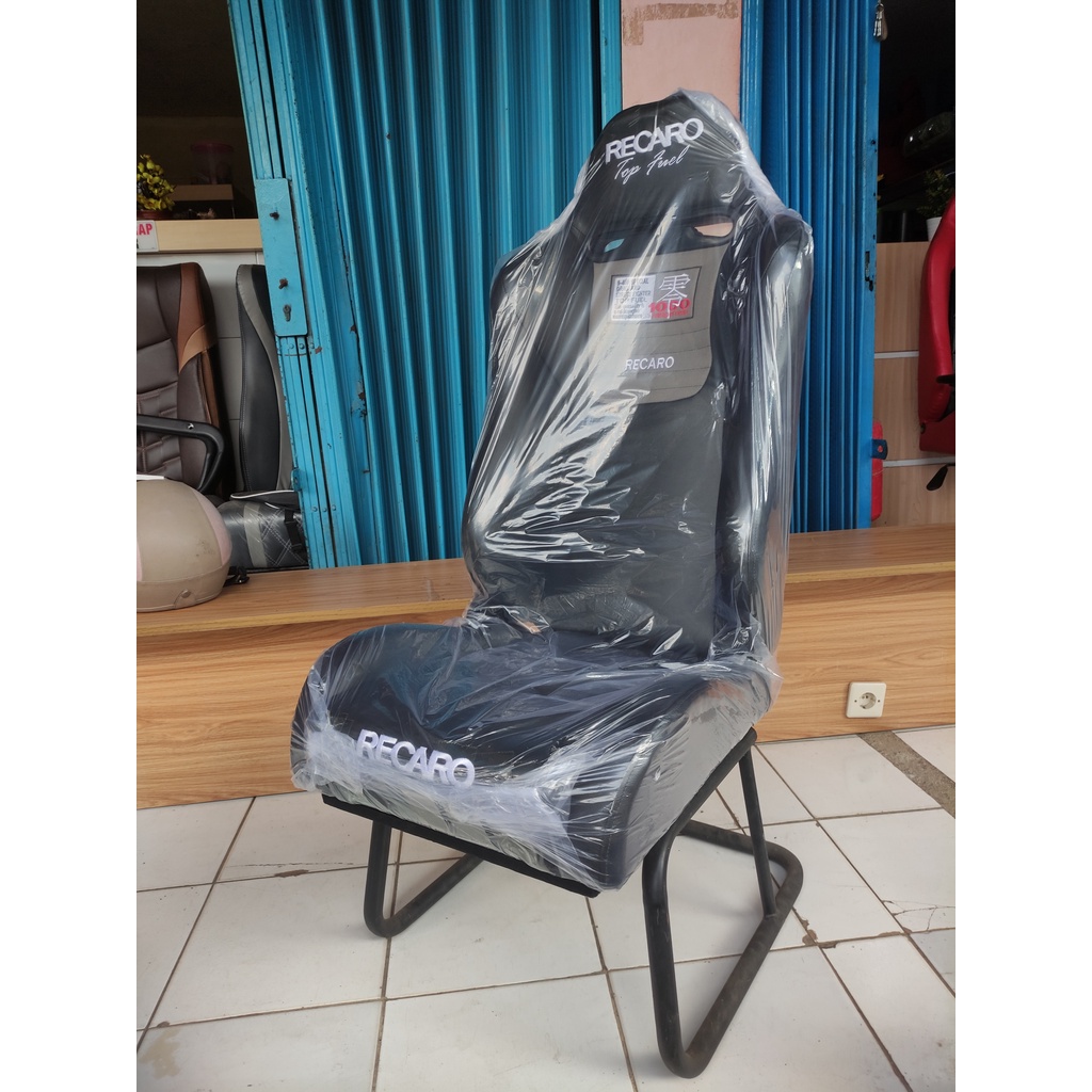 Kursi Gaming | Kursi Sport Gaming, FULL HITAM, Kaki hadap pendek, Rangka Besi, Murah meriah dibekasi