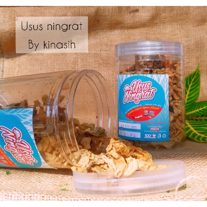 

Usus ningrat tanpa tepung kemasan toples 80g