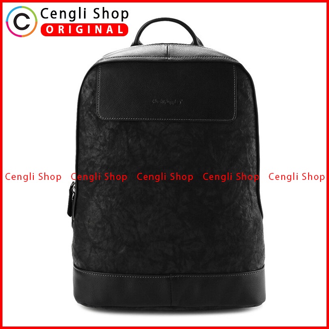 TAS RANSEL PUNGGUNG PRIA HUSH PUPPIES BACKPACK ORIGINAL HITAM HM002