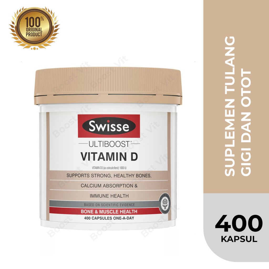 Swisse Vitamin D D3 1000 IU - 400 Tablet