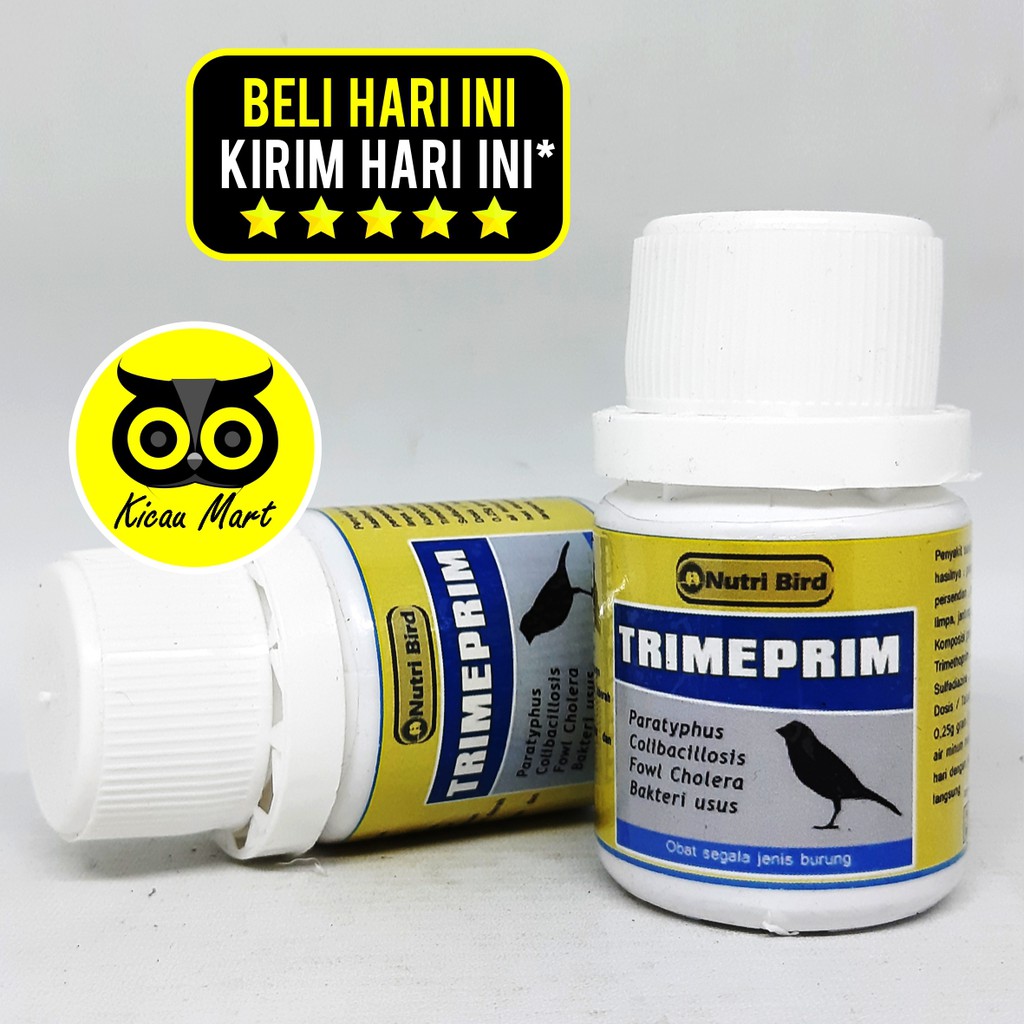 VITAMIN OBAT BURUNG LOVEBIRD KENARI MURAI PLECI BULU NGEMBANG MENCRET TRIMEPRIM NUTRIBIRD OTRIMFY