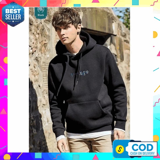 Sweater Hoodie Jaket Sweater Ziper Jaket Hoodie Polos Fifteen15 Warna Hitam Gambar Sweater Hoodie Di