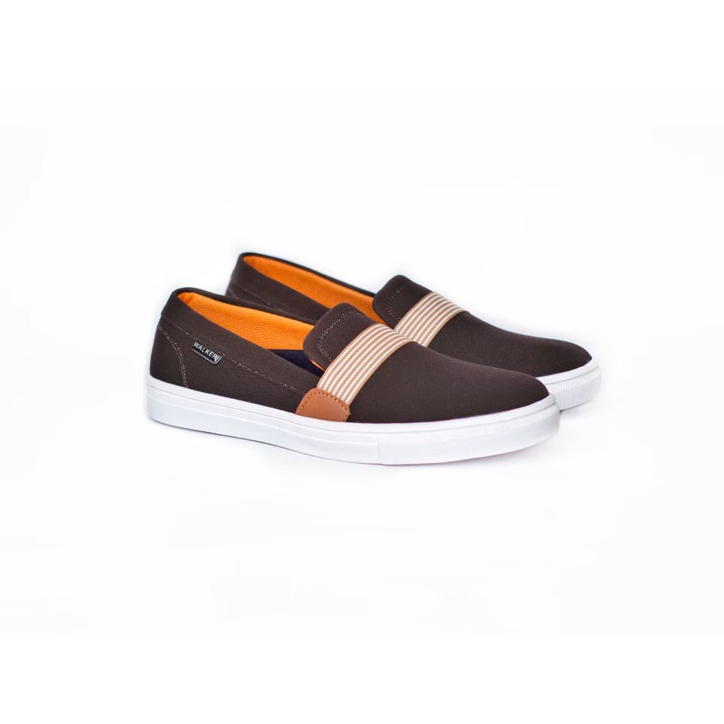 ABRHM x KANTE Sepatu Slip On Pria Sepatu Pria Casual Cowo/Cowok Sepatu Kasual Santai Gaya keren Kekinian Anti Slip Original