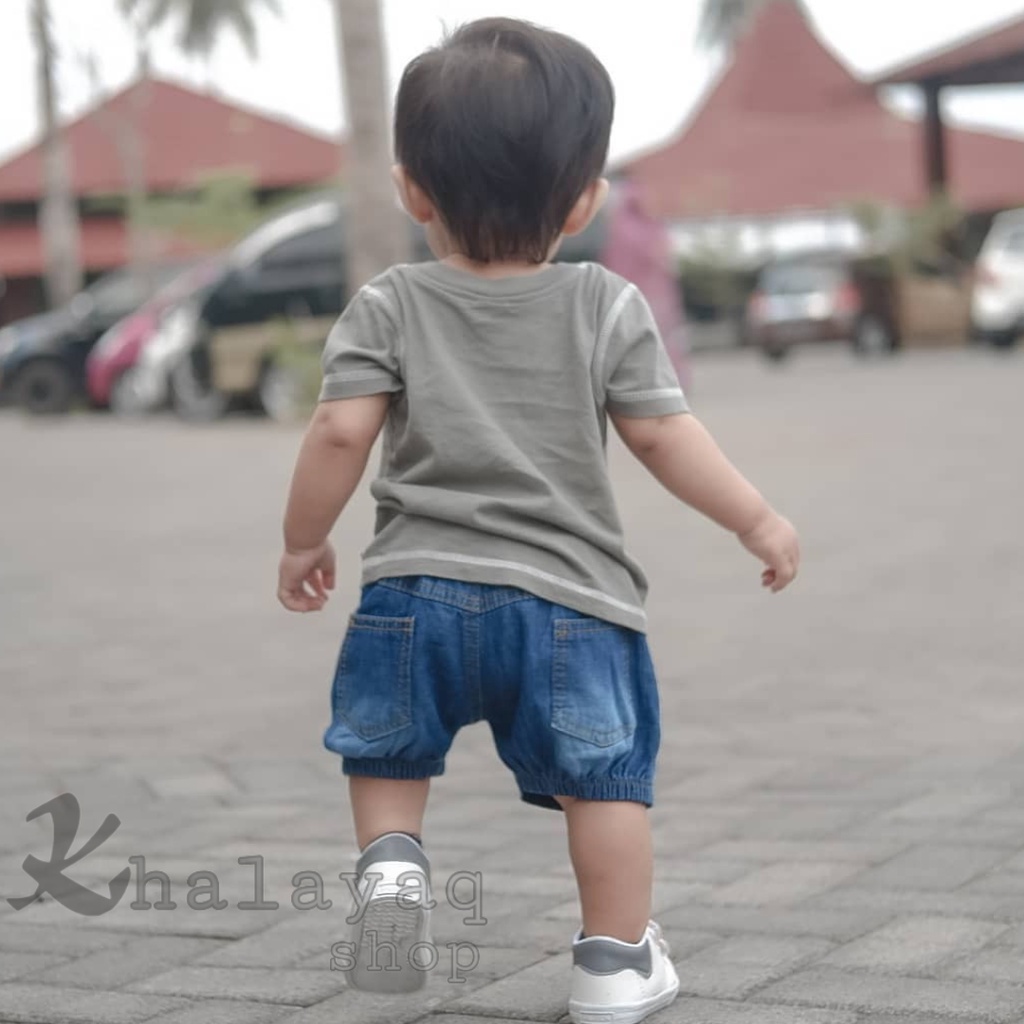 Celana  Levis Pendek Anak Laki Laki Usia 1-4 tahun