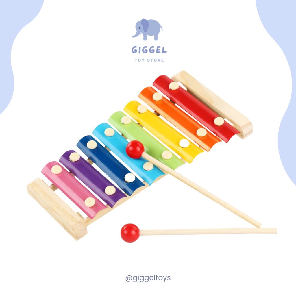 [ Giggel ] Xylophone / Kolintang / Mainan Xylophone anak / Alat musik anak
