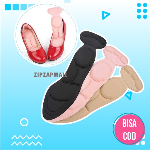 Insole Alas Kaki Sepatu Wanita High Heels Breathable 1 Pair Empuk / Alas Sepatu Wanita Empuk