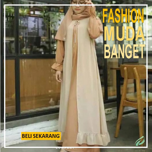 TRAN Baju gamis remaja terbaru bahan moscrepe baju gamis orang dewasa baju gamis sederhana tapi eleg