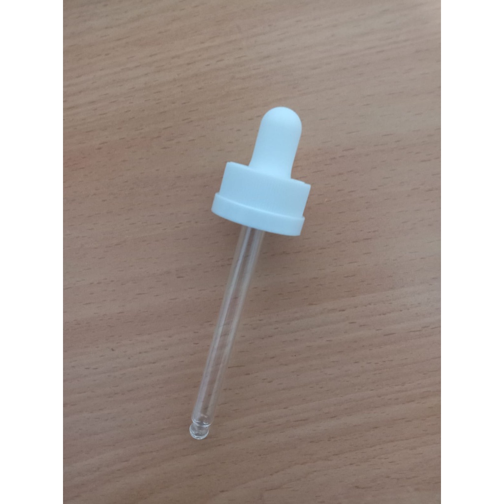 Pipet Kaca Childlock Putih 60ml Tumpul