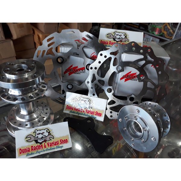 BRILIANT Tromol becak Satria fu depan belakang plus Cakram siap pake