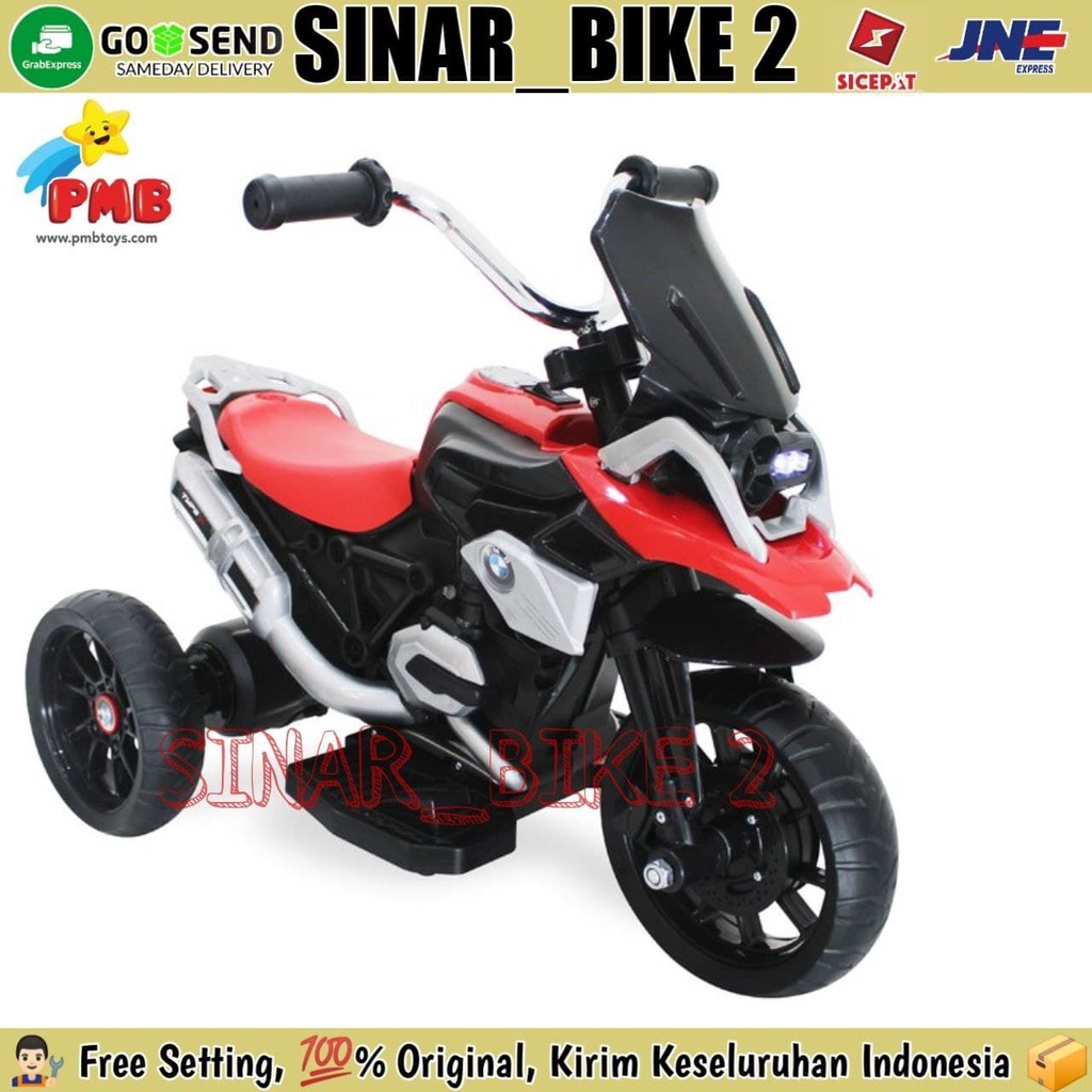 Mainan Ride On Motor Aki Roda Tiga Tricycle PMB M-888 Musik lampu