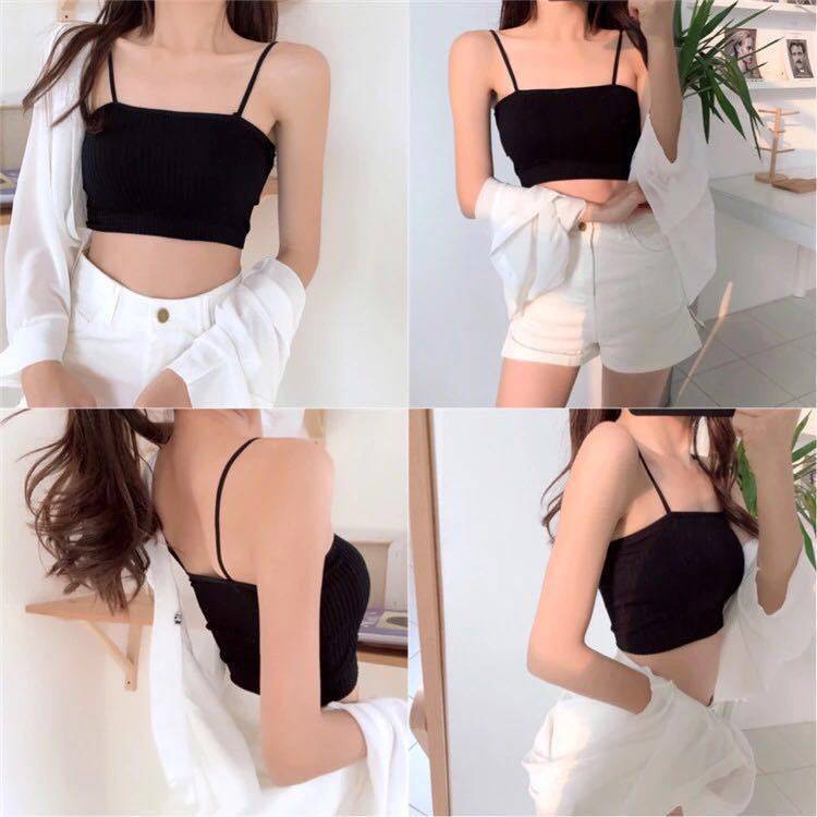 Tank Top Bra Pakaian Dalam Wanita Korean Style Sport Fashion