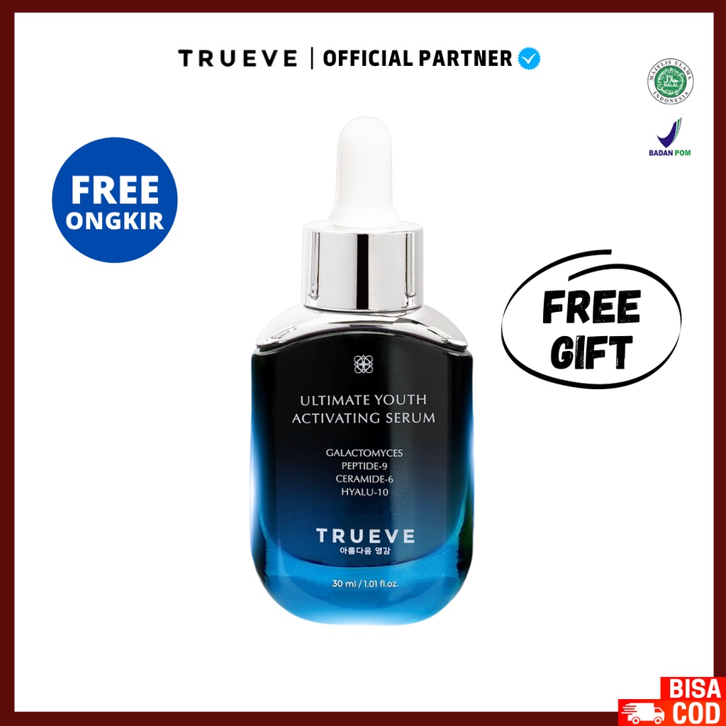 TRUEVE GALACTOMYCES &amp; PEPTIDE Anti Aging Serum - Serum Wajah Trueve 30ml