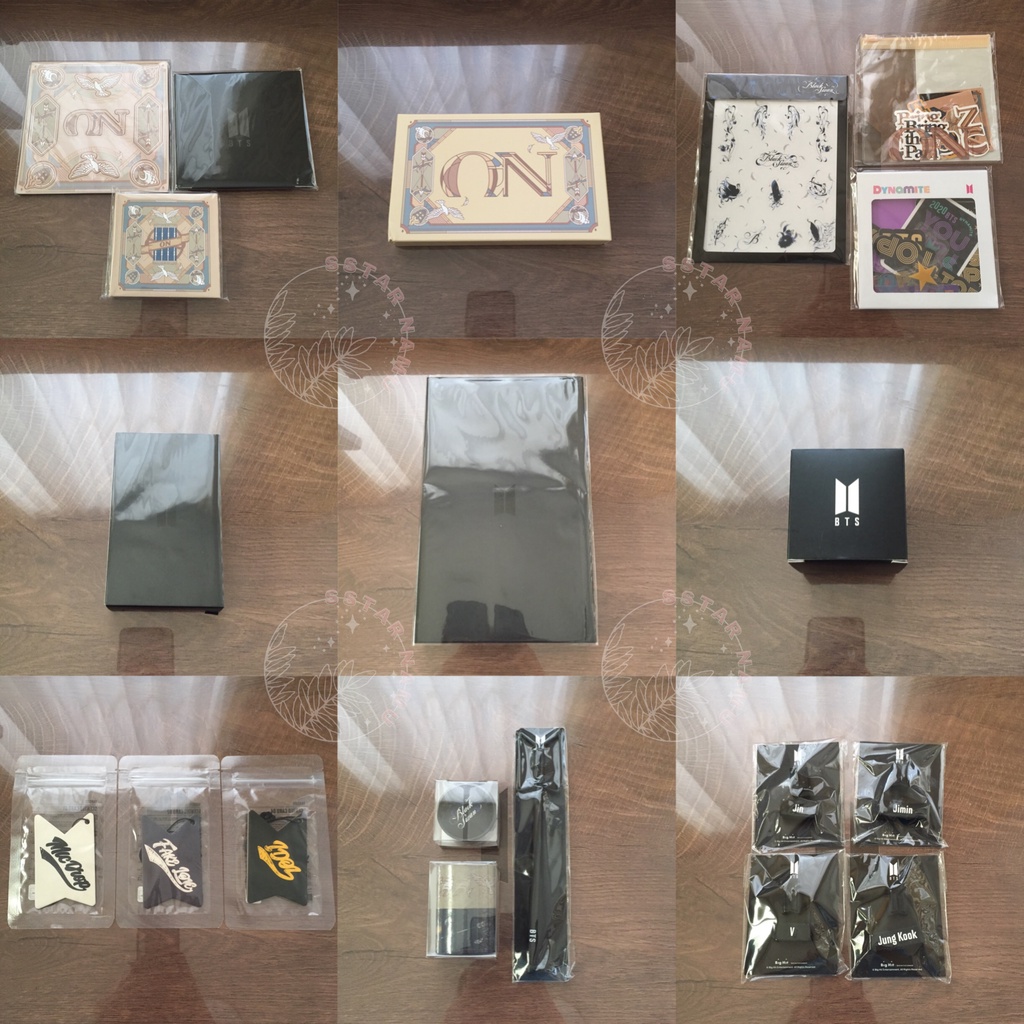 [CLEARANCE SALE] BTS POP UP STORE MAP OF THE SOUL ON BLACK SWAN DNA FAKE LOVE MIC DROP IDOL BOY WITH