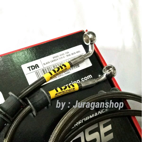 Selang rem Nmax 2020 / Nmax old /Nmax 155 Non ABS  TDR Racing Black carbon