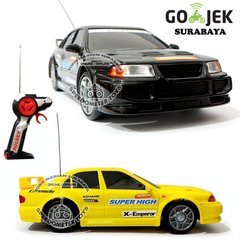 Auldey RC Mobil Drift Mitsubishi Evo | Mainan Anak Mobil Remote Control
