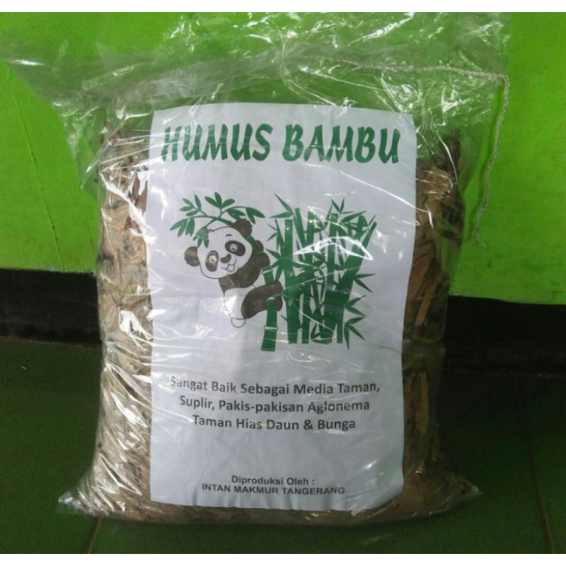 media tanam humus bambu kering