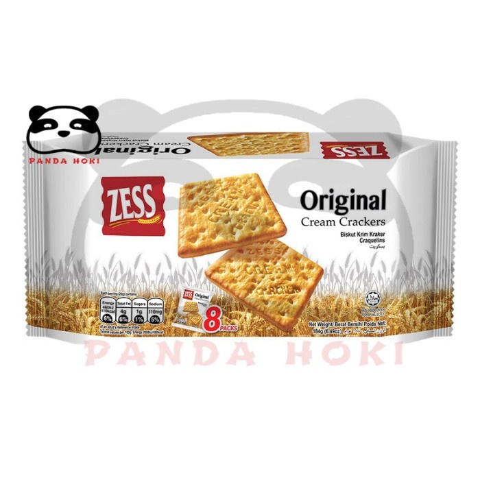 

Zess Original Cream Crackers 184gr / Biskuit Asin / Biskuit