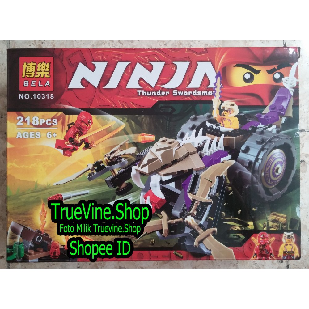 LEGO BELA 10318 Crusher Ninja Go Jouet (Ninjago)