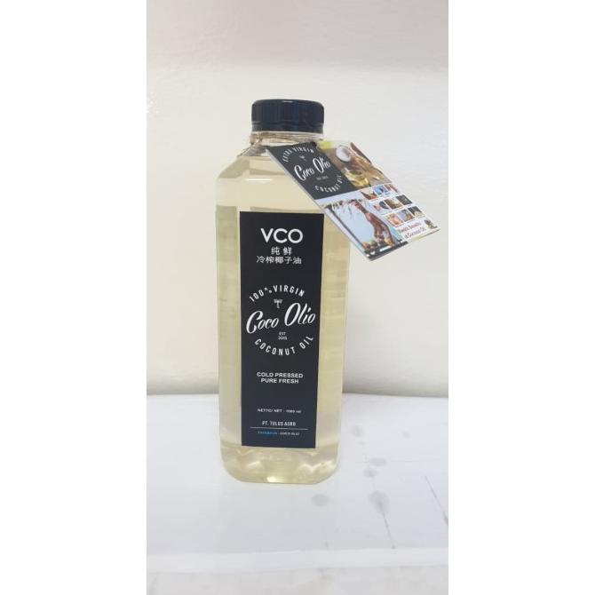 

[COD] VCO COCO OLIO 1000 ML COLD PRESSED VIRGIN COCONUT OIL 100% VCO
