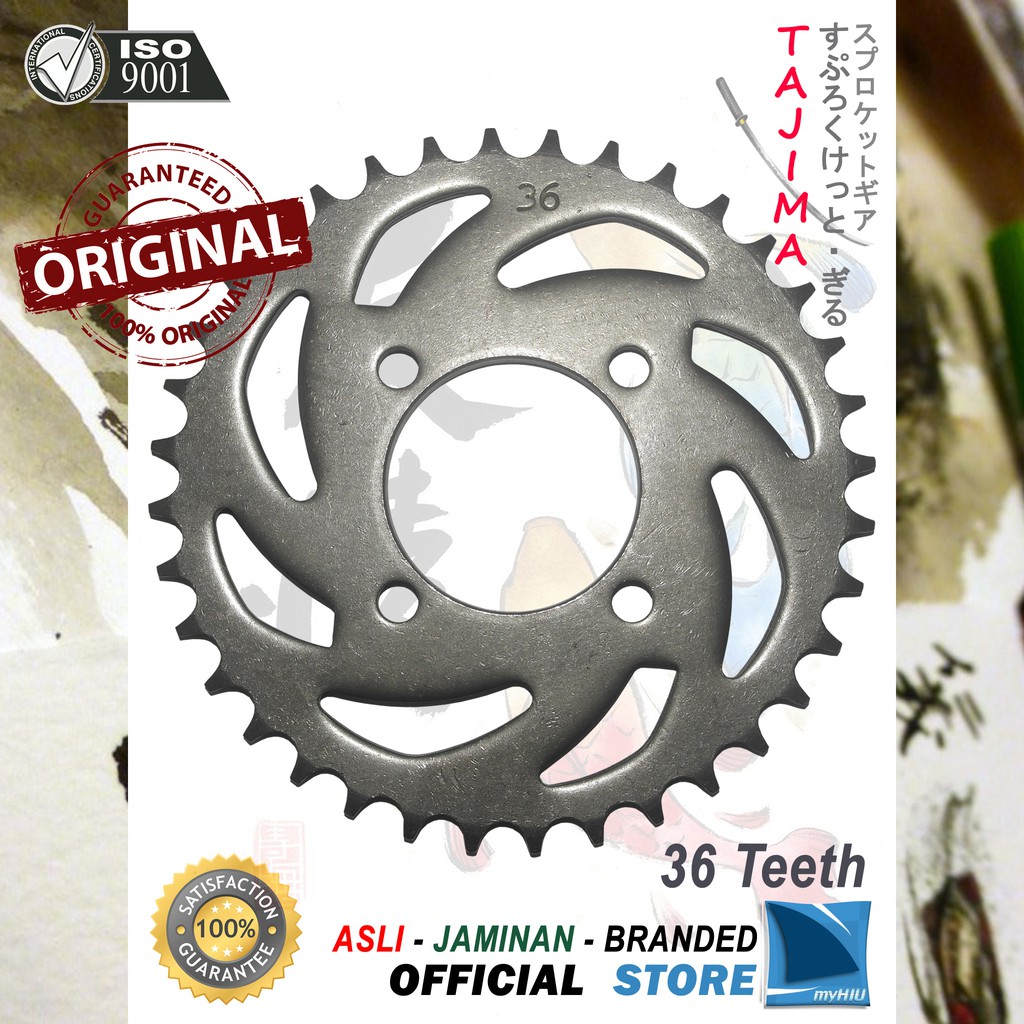 Gigi Tarik 28T ~ 39T SUZUKI Arashi Titan Gir Belakang - Rear Sprocket Gear TAJIMA