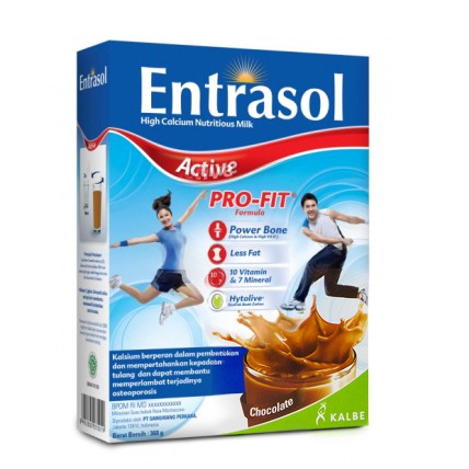 

Entrasol Active Chocolate 350gr