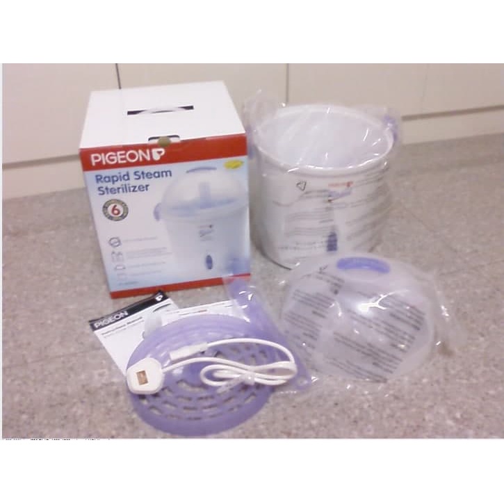 PIGEON Rapid Steam Sterilizer | Alat Steril Botol Susu Bayi