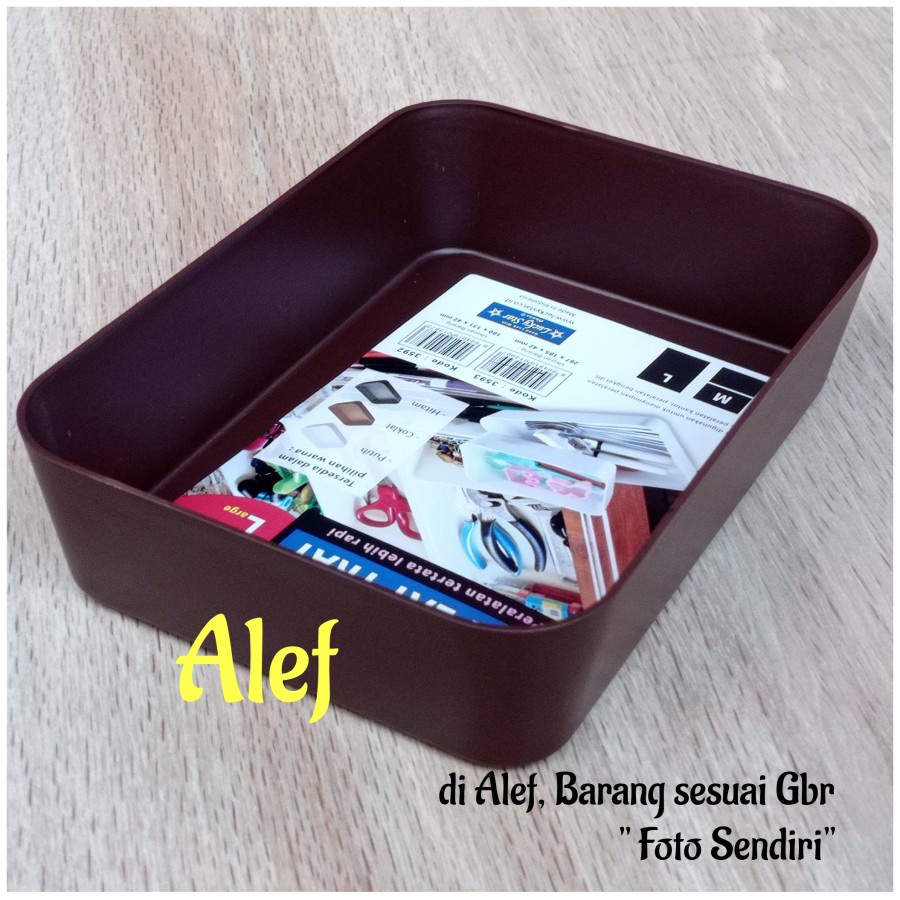 Display tray M tempat kancing plastik lucky star tempat peralatan