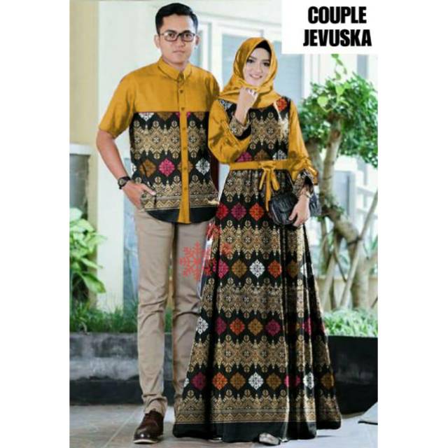 COUPLE JEVUSKA/COUPLE BATIK/COUPLE LEBARAN/BAJU BATIK PASANGAN/*VS