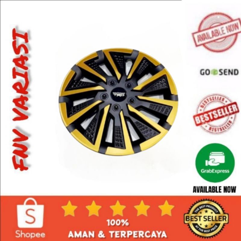 Wheel Dop / Tutup Velg (wildop) Roda Mobil Ring 13" ISOKA