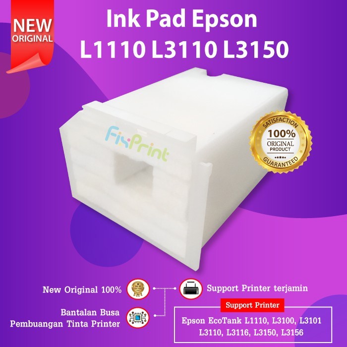 Ink Pad Inkpad Maintenance Box Epson L1110 L1210 L1250 L1256 L3100 L3110 L3116 L3210 L3216 L3150 L3156 L3250 L3256 L5190 L5290 L5296