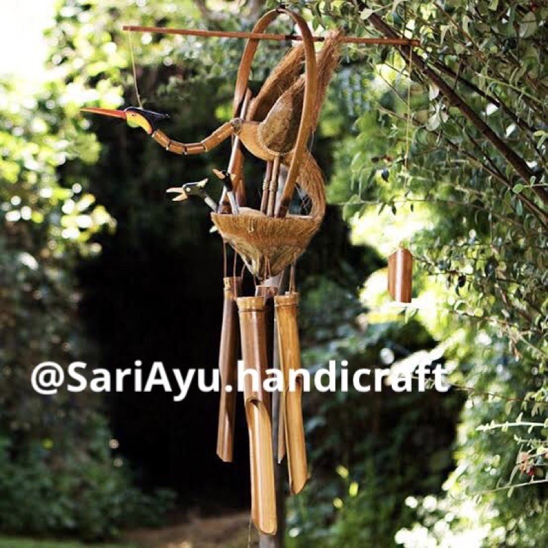 lonceng bambu / lonceng angin