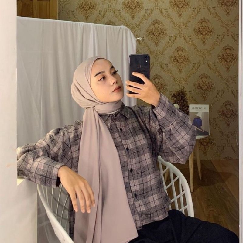 MAYA FLANEL / CROPTOP FLANEL PREMIUM