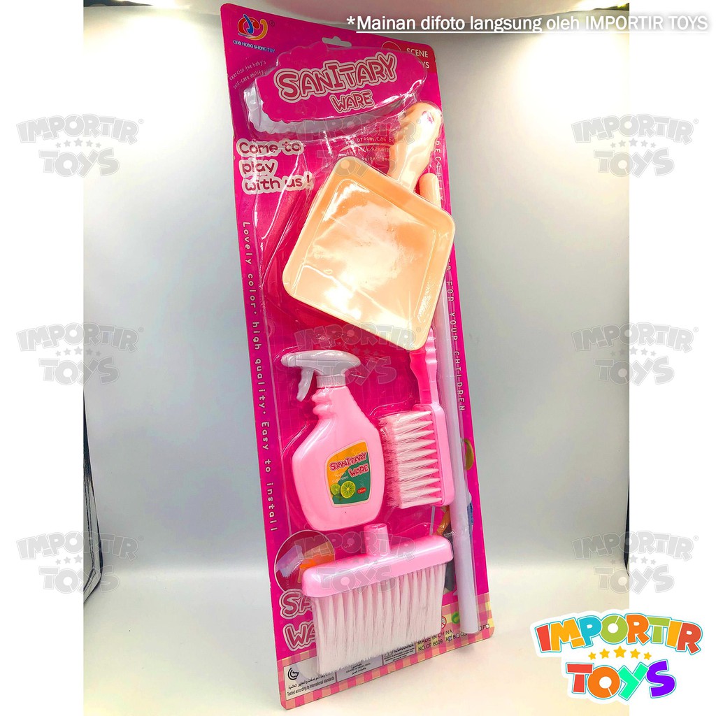 MAINAN Cleaning Set Sapu Kebersihan Anak Little Helper PEMBERSIH IMPORTIR TOYS