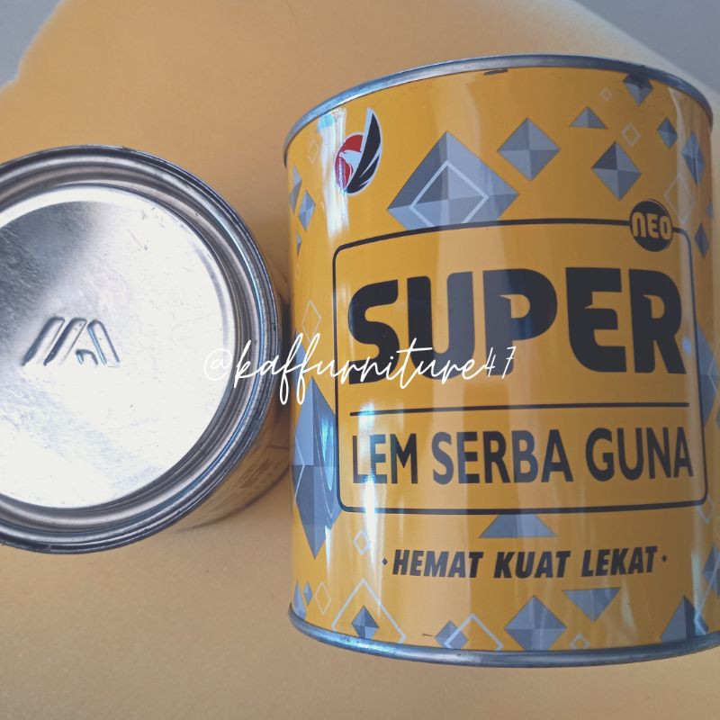 

NEO Super Lem Serbaguna Mikatasa 600 g Lem Karet Kursi Sofa Besi Dinding Kusen Kulit EVA Kayu Sintetis Bangunan Besi Alumunium