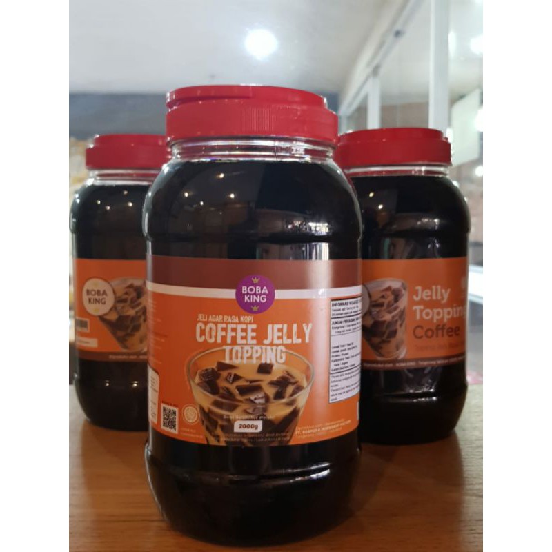 

Coffee Jelly Topping / Jelly Kopi Merk Boba King 2Kg