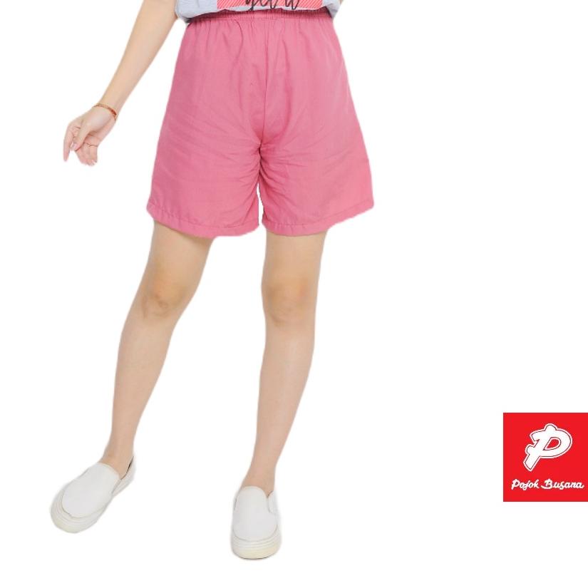 ❀ Pojok Busana Celana Pendek Rayon Santai Wanita" ➯