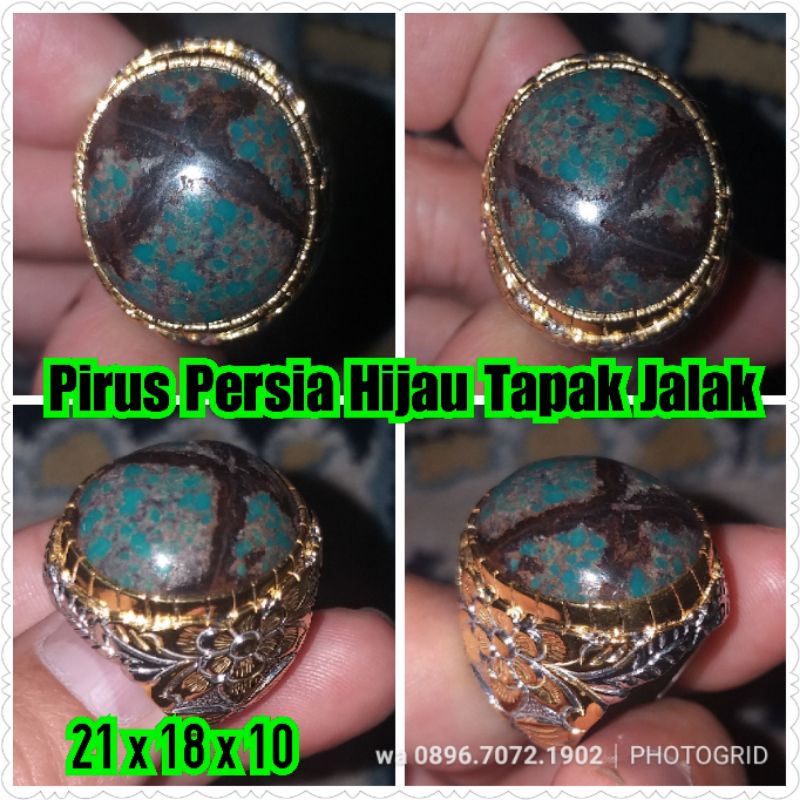 batu pirus persia ijo tapak jalak no kalimaya bacan rubi