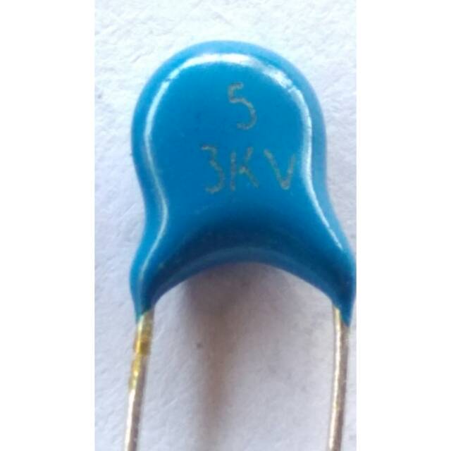 Kapasitor keramik capacitor ceramic high voltage 5pf 3kv