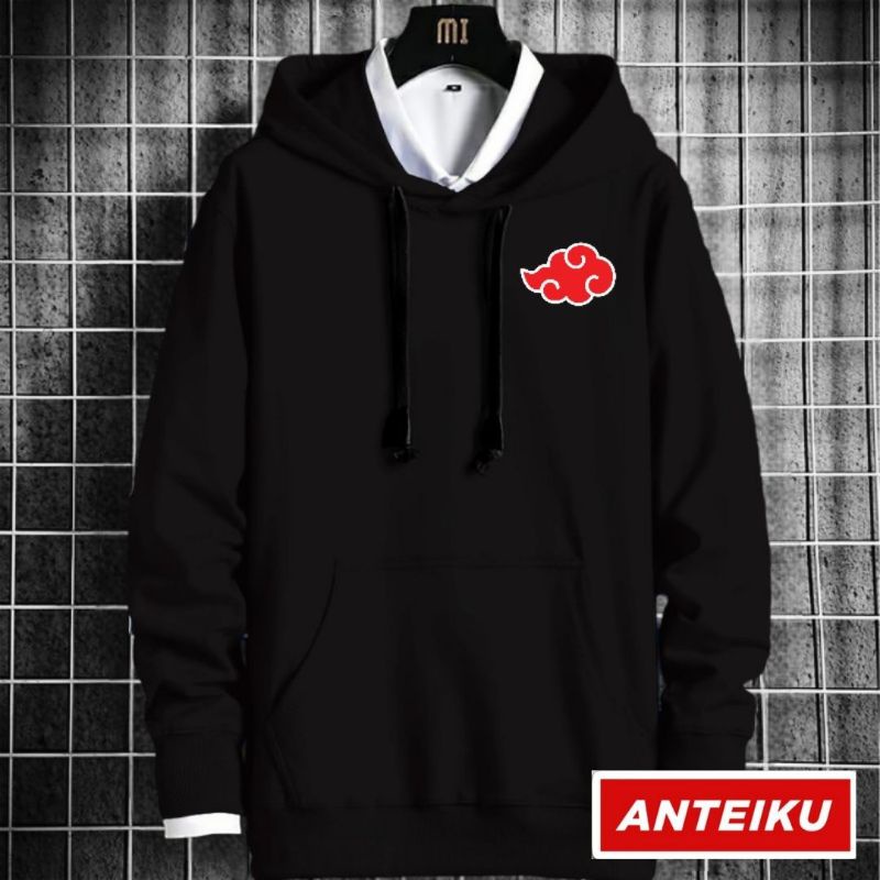 Sweater Hoodie Zipper Anime Akatsuki Jaket Hoodie Akatsuki L-XXL-2