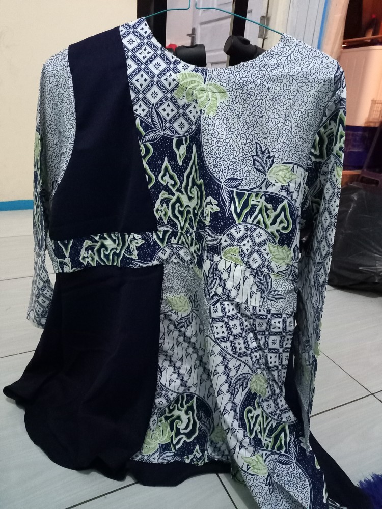Baju Batik Wanita Modern Monalisa Genes M,l,xl Asli Pekalongan